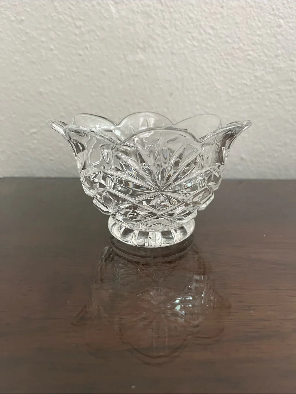 Shannon Lead Crystal Ireland Footed Sugar Bowl, Beautiful, EUC